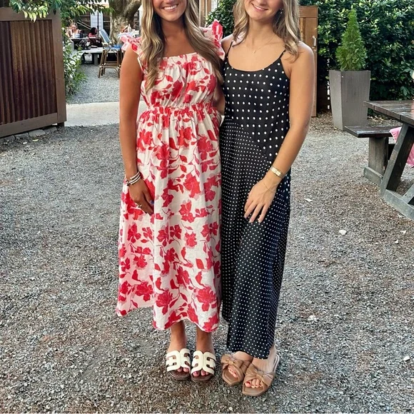 a new day Black and White Polka Dot Maxi Dress - Picture 8 of 8